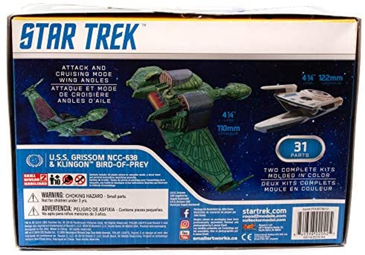 Polar Lights POL957M/12 Star Trek 1/1000  U.S.S. Grissom NCC-638 & Klingon Bird of Prey