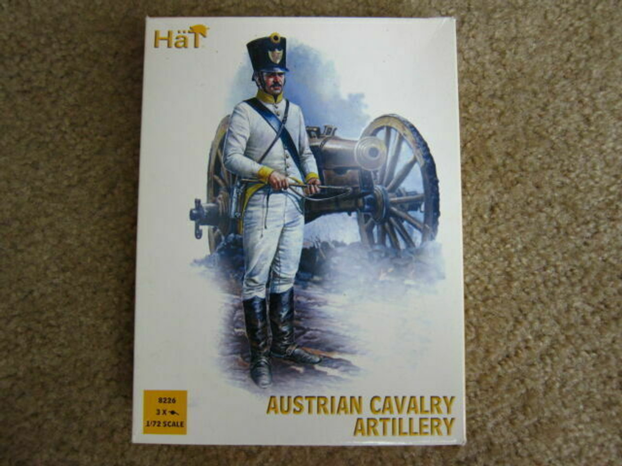 HaT 8226 Napoleonic Austrian Cannon and Limber 1:7