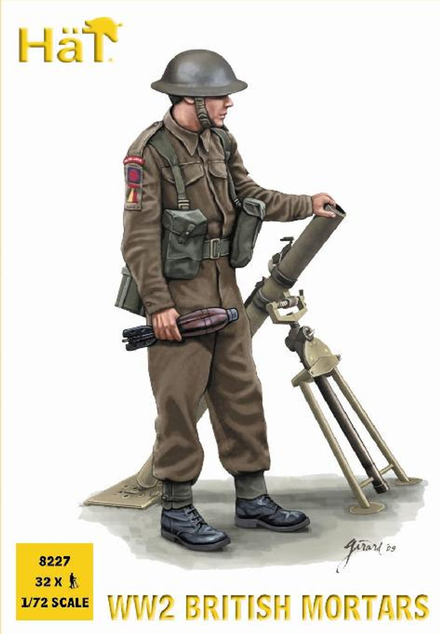 HaT 8227 WW2 British Machine Guns 1:72 Scale Figur