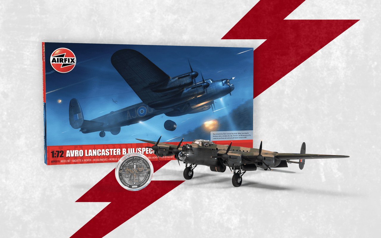 Airfix A09007A 1:72 Avro Lancaster B.III (special) The Dambusters 617 Squadron Operation Chastise 17 May 1943