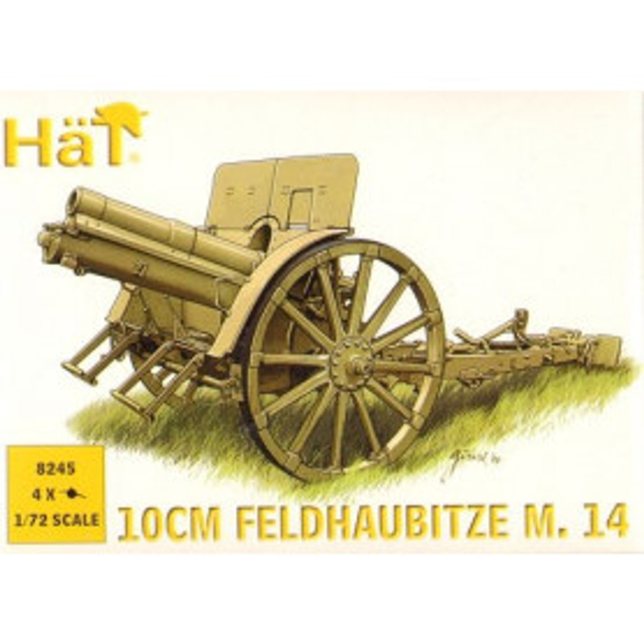 HaT 8245 WWI10cm Feldhaubitze M.14 1:72 Scale