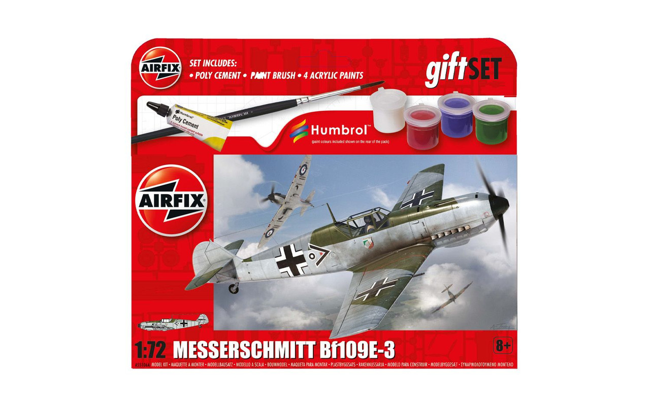 Airfix A55106A Hanging Gift Set - 1:72 Messerschmitt Bf109E-3