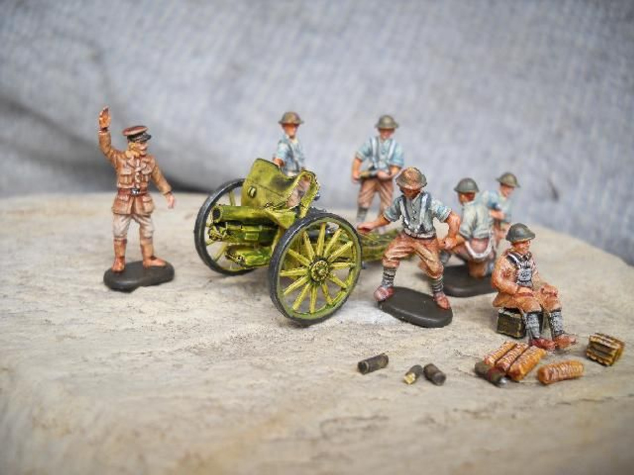 HaT 8256 WWI British Artillery Crew 1:72 Scale Figures