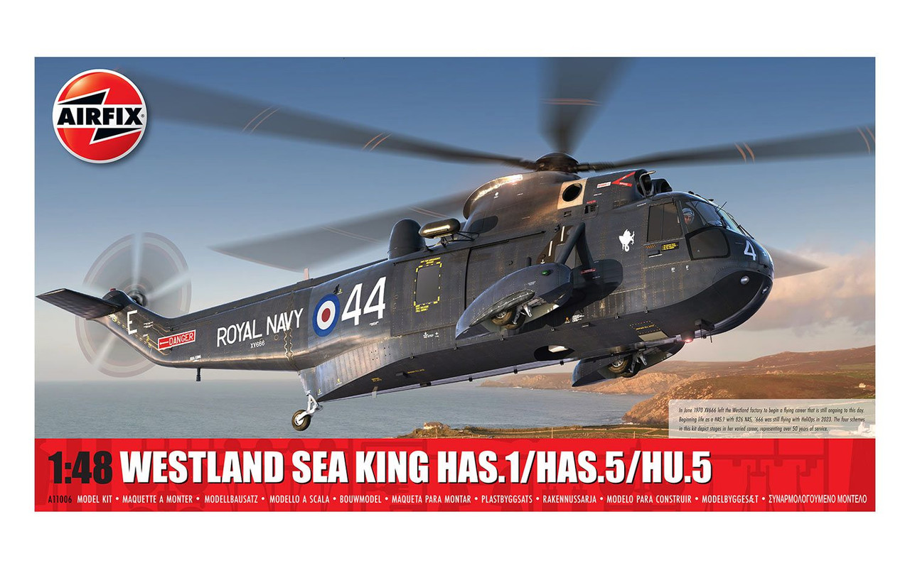 Airfix A11006 1:48 Westland Sea King HAS.1/HAS.5/Hu.5