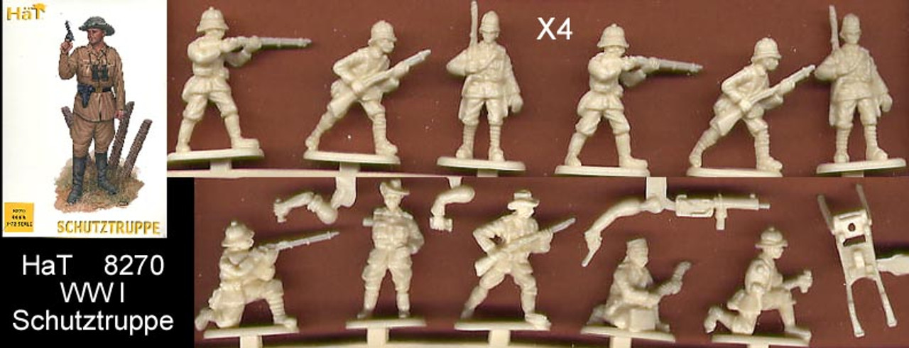 HaT 8270 WWI Schutztruppen 1:72 Scale Figures