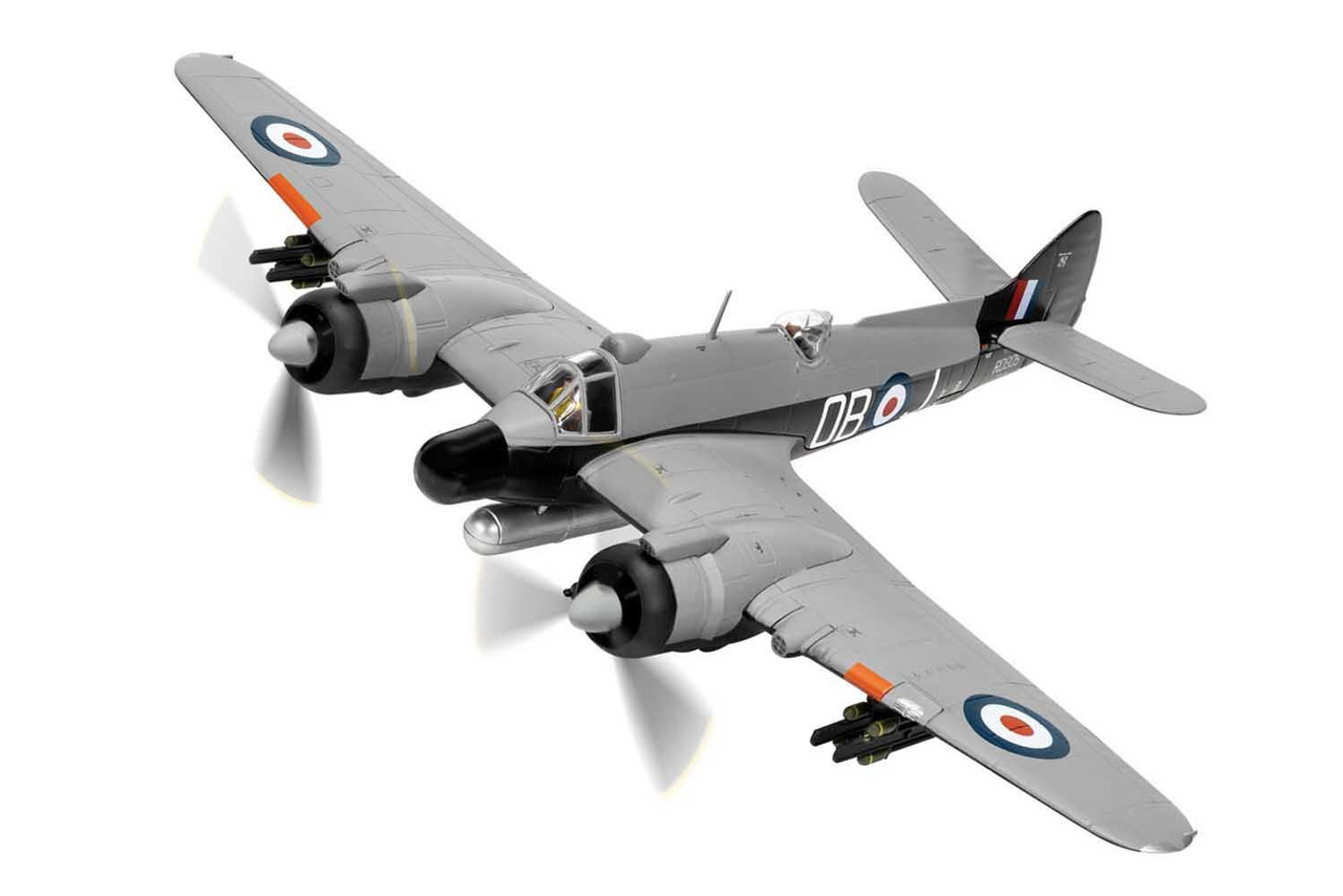 Corgi AA28602 1:72 Bristol Beaufighter TF.10 RD805 / OB-J, RAF no. 45 Squadron, 'Operation Firedog', Kuala Lumpur, Malaya, Late May / Early December 1949