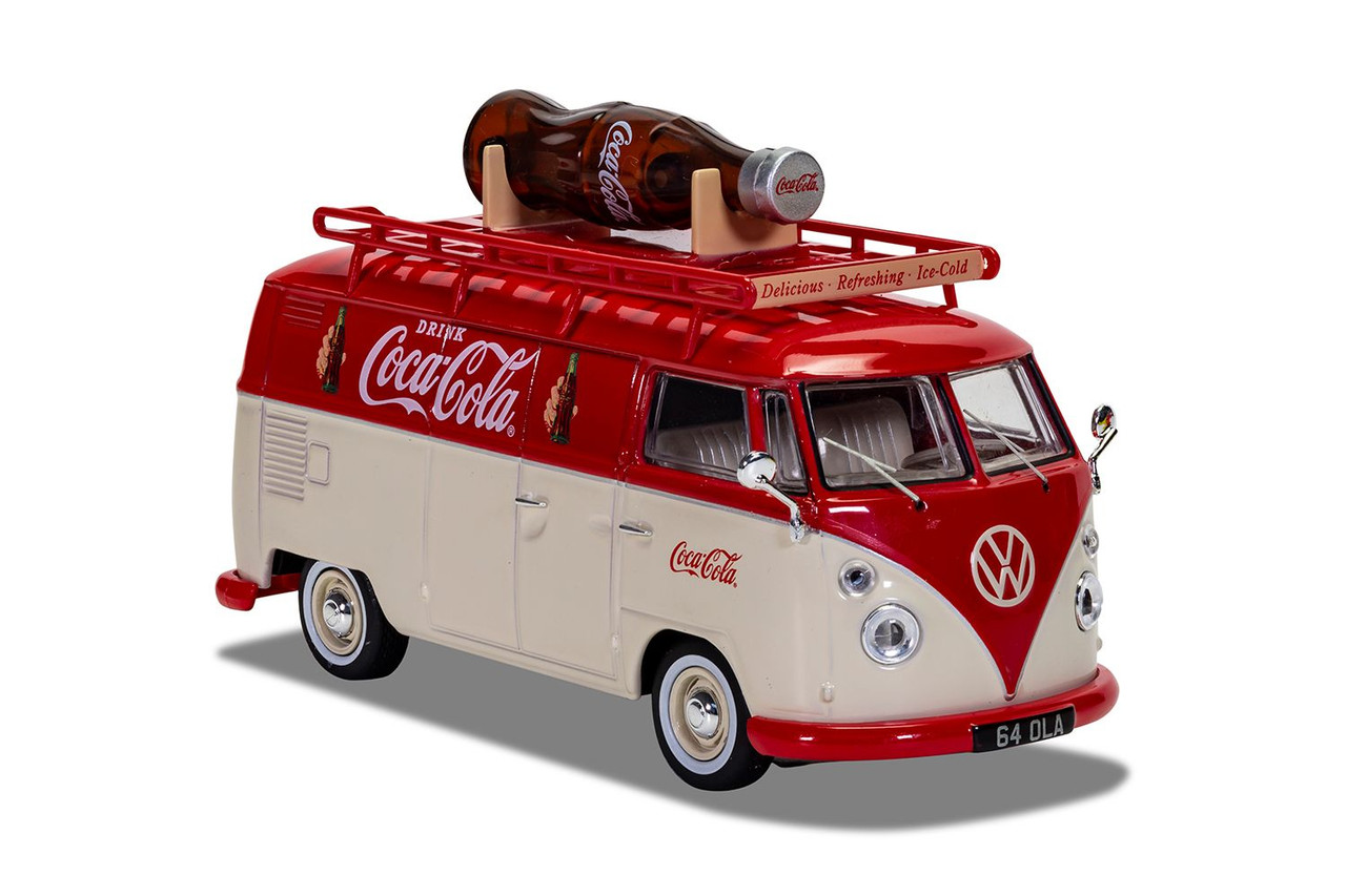 Corgi CC02740 Coca-Cola Volkswagen  Type 2 T1 Split Screen Panel Campervan, ' Giant Bottle Van'