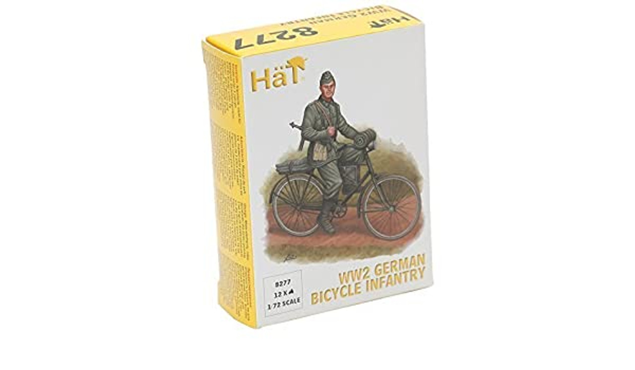 HaT 8277 WW2 German Bicylists 1:72 Scale Figures