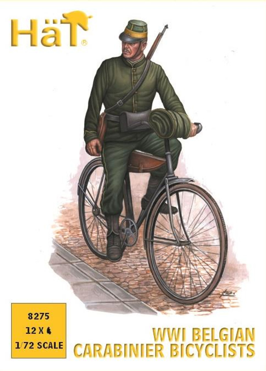 HaT 8275 WWI Belgian Bicylists 1:72 Scale Figures
