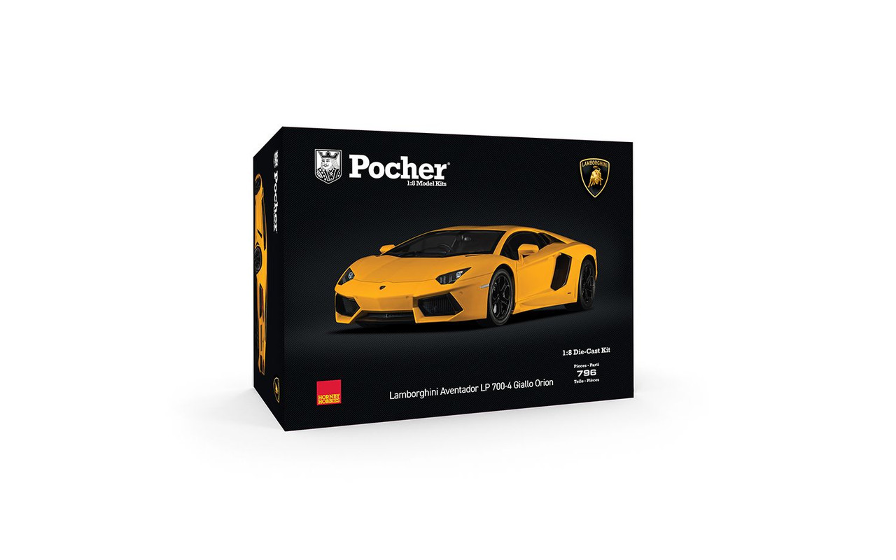 Pocher HK119 1:8 Lamborghini Aventador LP 700-4 Giallo Orion