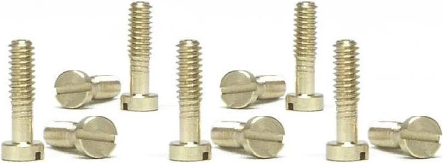 Slot.it Metric screws 2.2x8mm - small head CH51 brass - 10 pieces