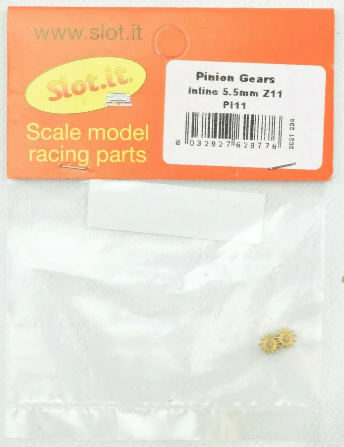 Slot.it pinion gears inline 5.5mm Z8 P108