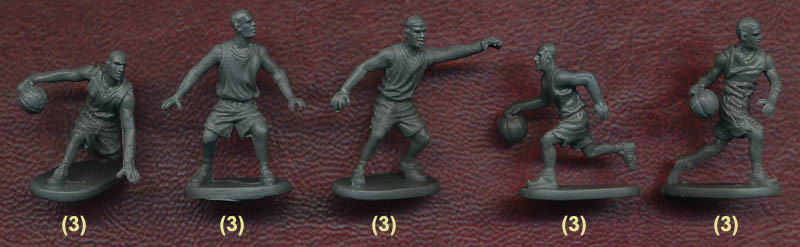 Caesar Miniatures 1:72 Sportsman Set II basketball players