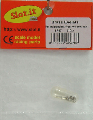Slot.it Brass Eyelets for independent front wheel axle SP17 (10x)