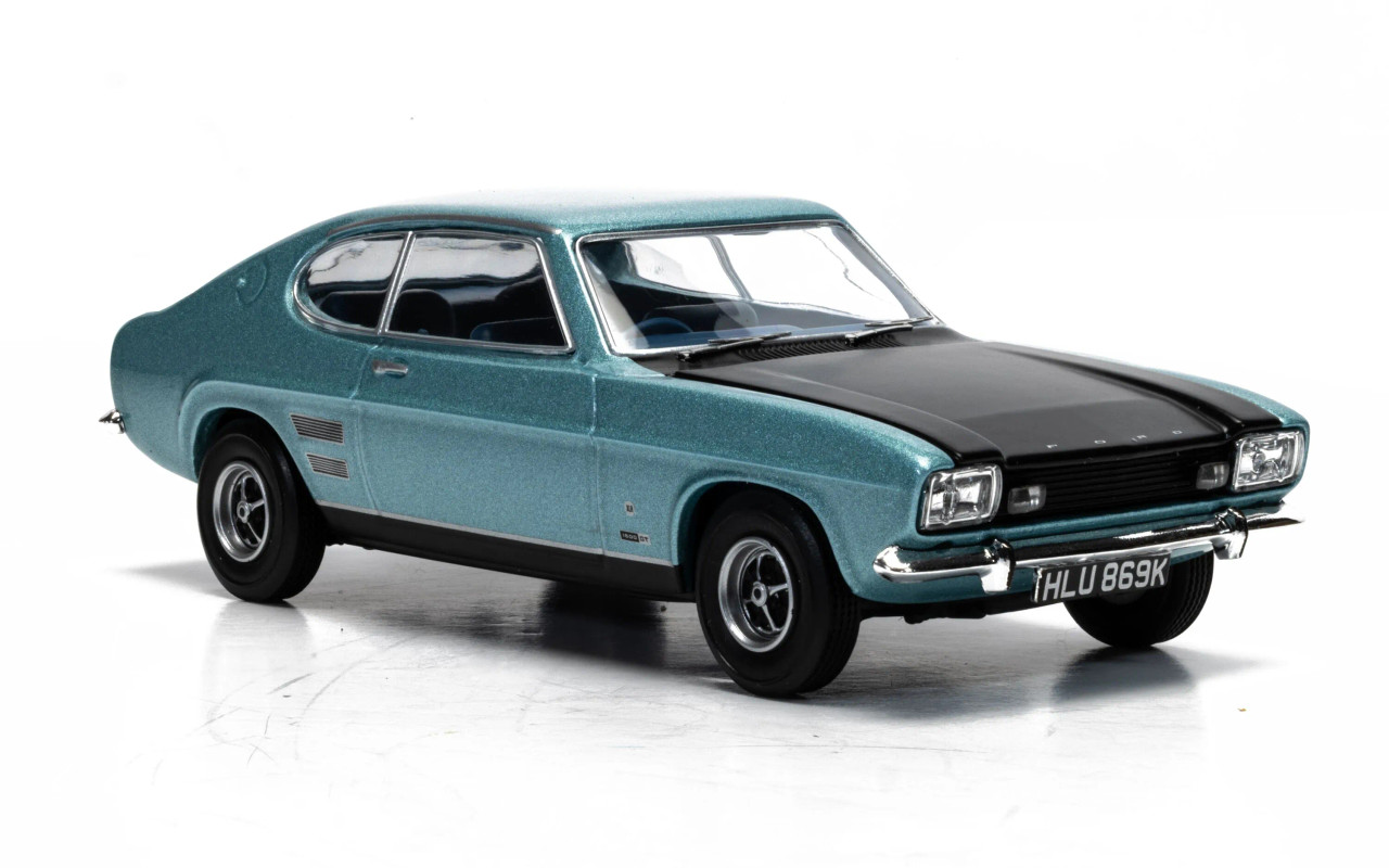 Corgi Vanguard VA13320 1:43 Ford Capri Mk1 1600 GT XLR Glacier Blue