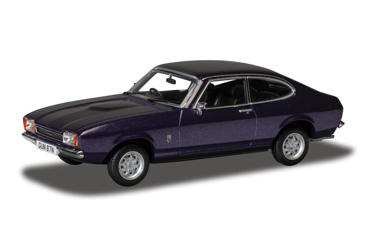 Corgi Vanguard VA15407 1:43 Ford Capri Mk2 1.6 GT, Purple Velvet