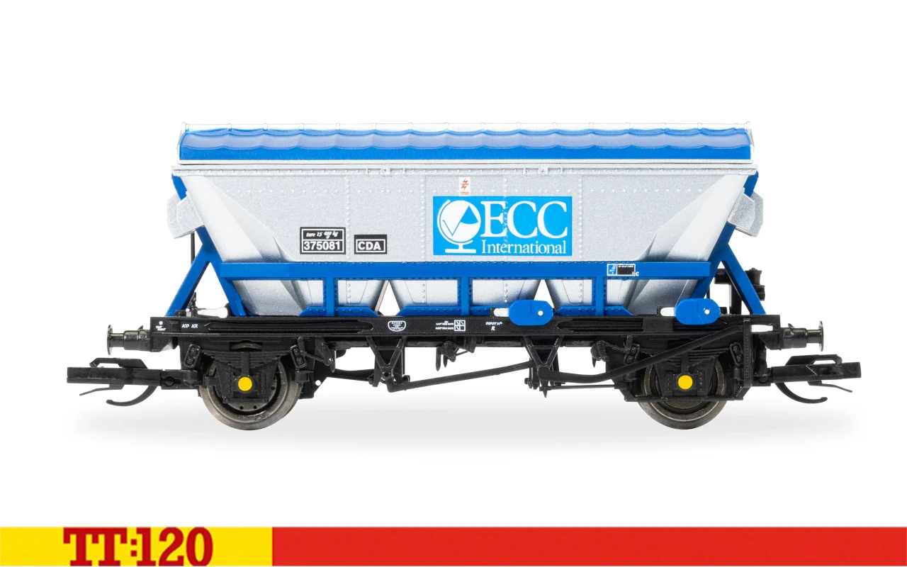 Hornby TT6049 1:120 CDA Hopper, ECC, no. 375081, 375043, 375018, triple pack