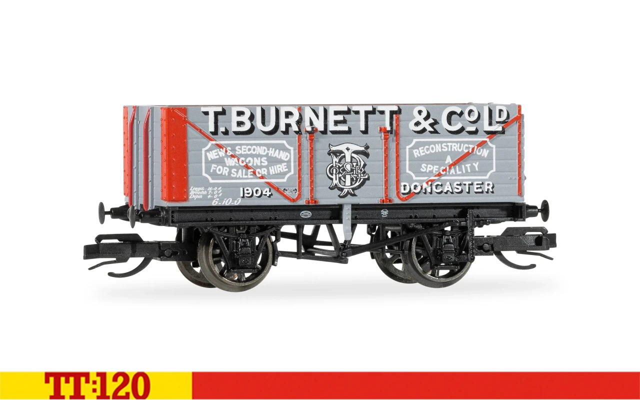 Hornby TT6041 1:120 T Burnett, 7 plank wagon
