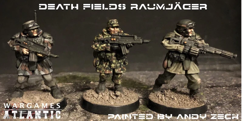 Wargames Atlantic WAADF001 Death Fields  28mm Raumjager Infantry