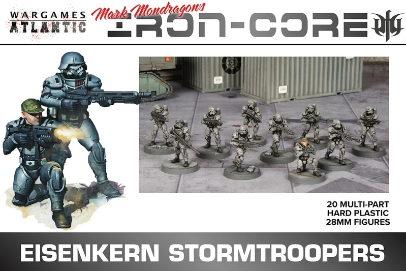 Wargames Atlantic Iron Core WAAMM001 Eisenkern Stormtroopers