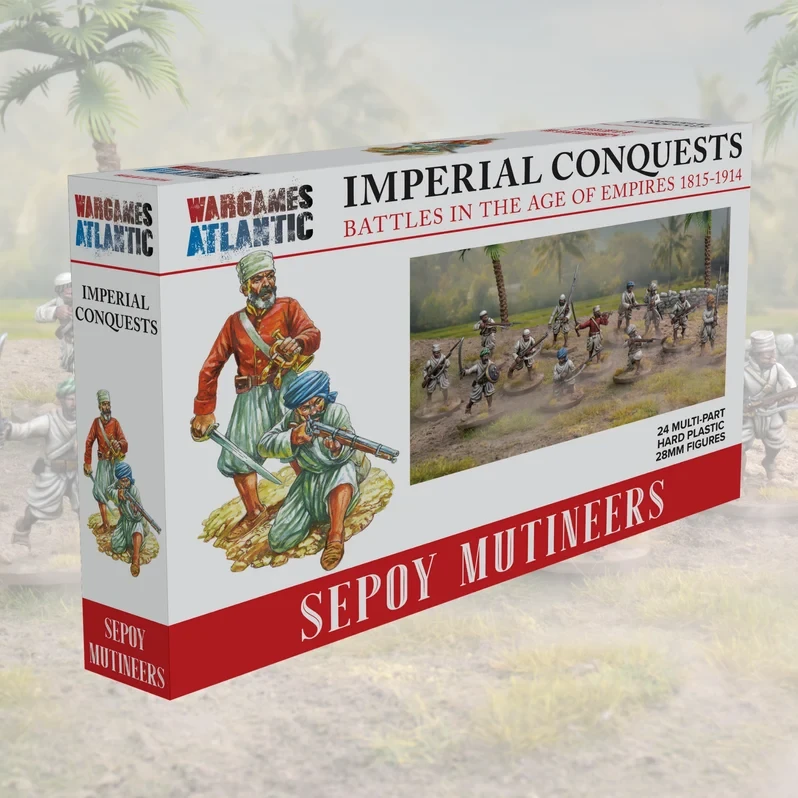 Wargames Atlantic Imperial Conquests 28mm Sepoy Mutineers