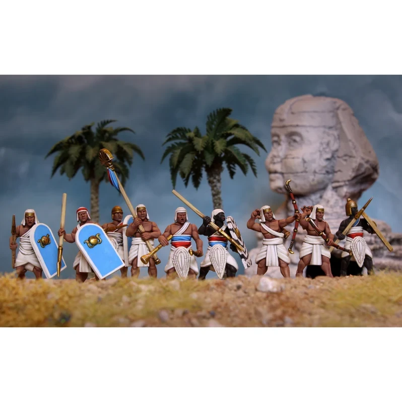 Wargames Atlantic WAAFE010 First Empires 28mm Egyptian Archers and Spearmen