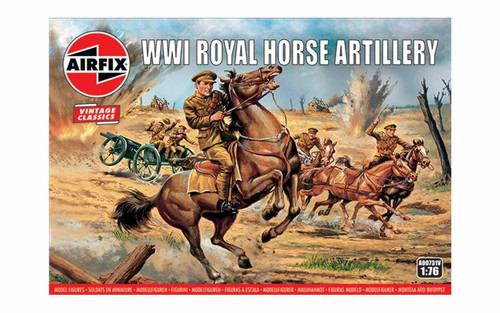 Airfix A00731V WW1 Royal Horse Artillery 1:76 Scale Model Figures