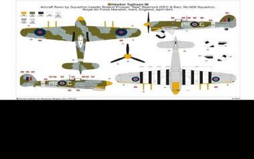 Airfix A19003 Hawker Typhoon Mk.1B - Car Door 1:24 Scale Model Kit