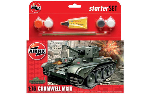 Airfix A55109 Cromwell MkIV Tank Starter Set 1:76 Scale Model Kit