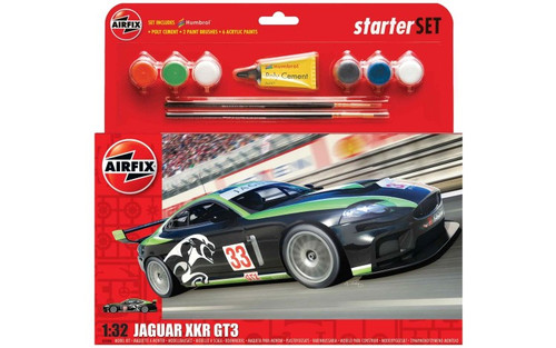 Airfix A55306 Jaguar XKRGT Starter Set 1:32 Scale Model Kit
