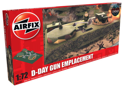 Airfix A05701 D-Day Gun Emplacement 1:76 Scale Model Figures