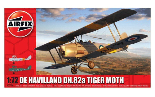 Airfix A02106 De Havilland DH.82a Tiger Moth 1:72 Scale Model Kit
