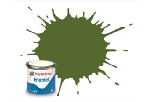Humbrol Enamel Paint 88 Deck Green Matt 14ml