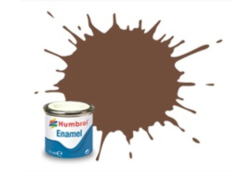 Humbrol Enamel Paint 98 Chocolate Matt 14ml