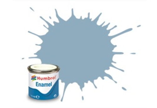 Humbrol Enamel Paint 128 US Compass Grey Satin 14m