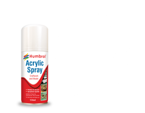 Humbrol AD6135 Acrylic Spray Paint 135 Varnish Satin 150ml 