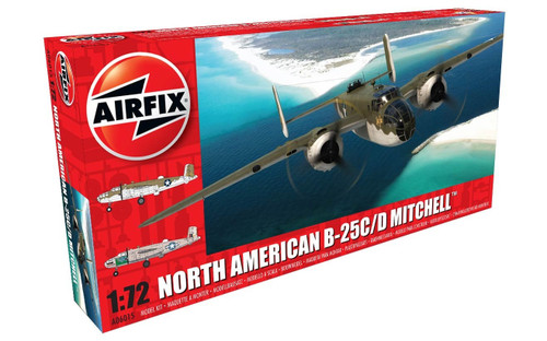 Airfix A06015 North American B25C/D Mitchell 1:72 Scale Model Kit