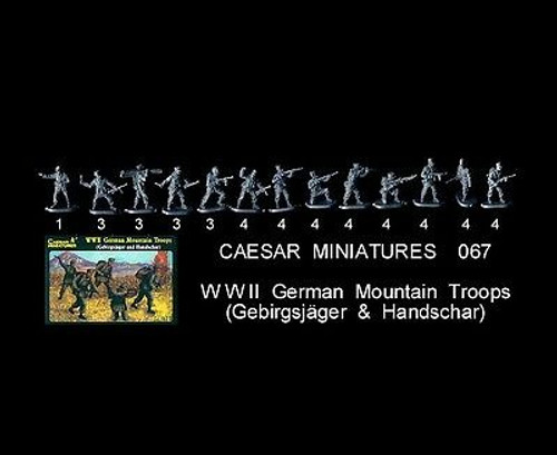Caesar Miniatures H067 WWII German Mountain Troops
