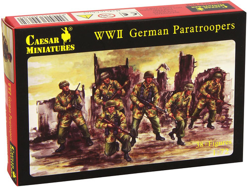 Caesar Miniatures H068 WWII German Paratroopers  F