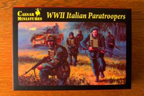Caesar Miniatures H075 WWII Italian Paratroopers Figures Caesar Miniatures H075 WWII Italian Paratroopers Figures