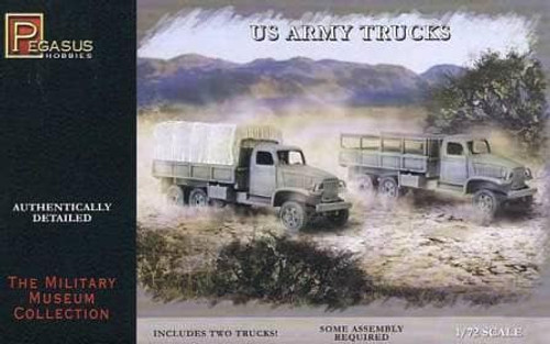 Pegasus Hobbies 7651 US Army Trucks 1:72 Scale Model Kit