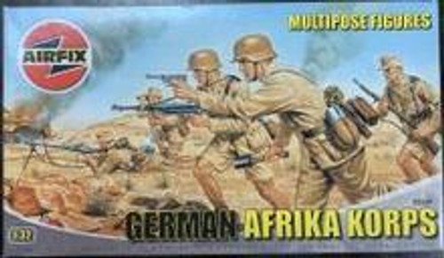 Airfix A03581 German Afrika Korps Multipose Figures 1:32 Scale Model Kit Airfix A03581 German Afrika Korps Multipose Figures 1:32 Scale Model Kit