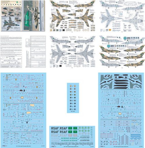 MILIVERSE MV-72101 Saudi Tornadoes IDS, ADV 1:72 D
