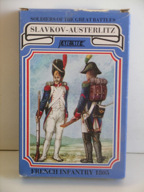 Artmi Miniatures "French Infantry Austerlitz 1805" Plastic Military Miniatures 1:32 Scale = 54 mm 