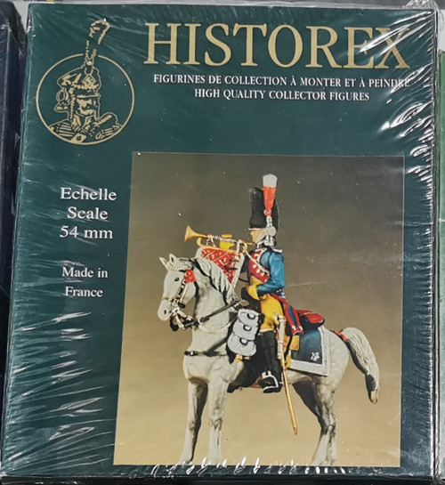 Historex HX9318 French Gendarme a cheval Trumpeter 54mm Figure