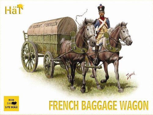 HaT 8106 Napoleonic French Baggage Wagon 1:72 Scal