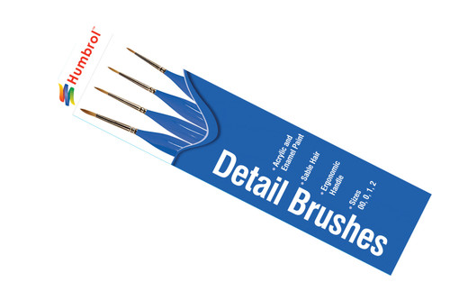 Humbrol AG4304 Detail Sable Brushes