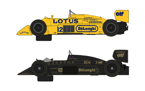 Scalextric C1432M 1980s Grand Prix Race set - Lotus 98T vs Lotus 99T  