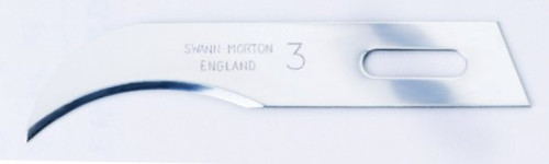 Swann-Morton 123 craft tool blade number 3 (individually wrapped)