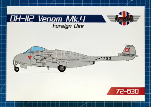 AccsGB 72-630 DH-112 Venom Mk.4 Foreign use (Swiss)